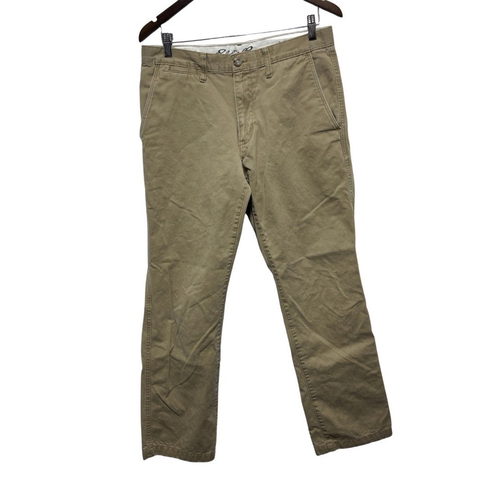 Eddie Bauer Pants Mens 32 X 32 Tan Khaki Chino Classic Fit Lengendwash Straight
